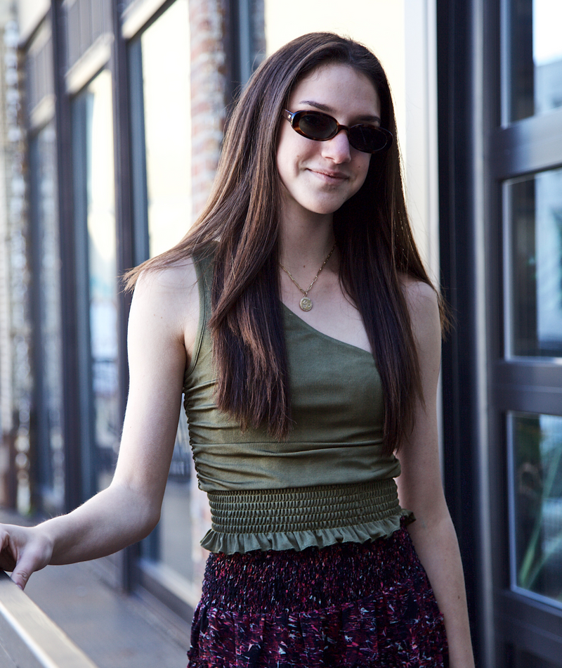 The Jane One Shoulder Tank