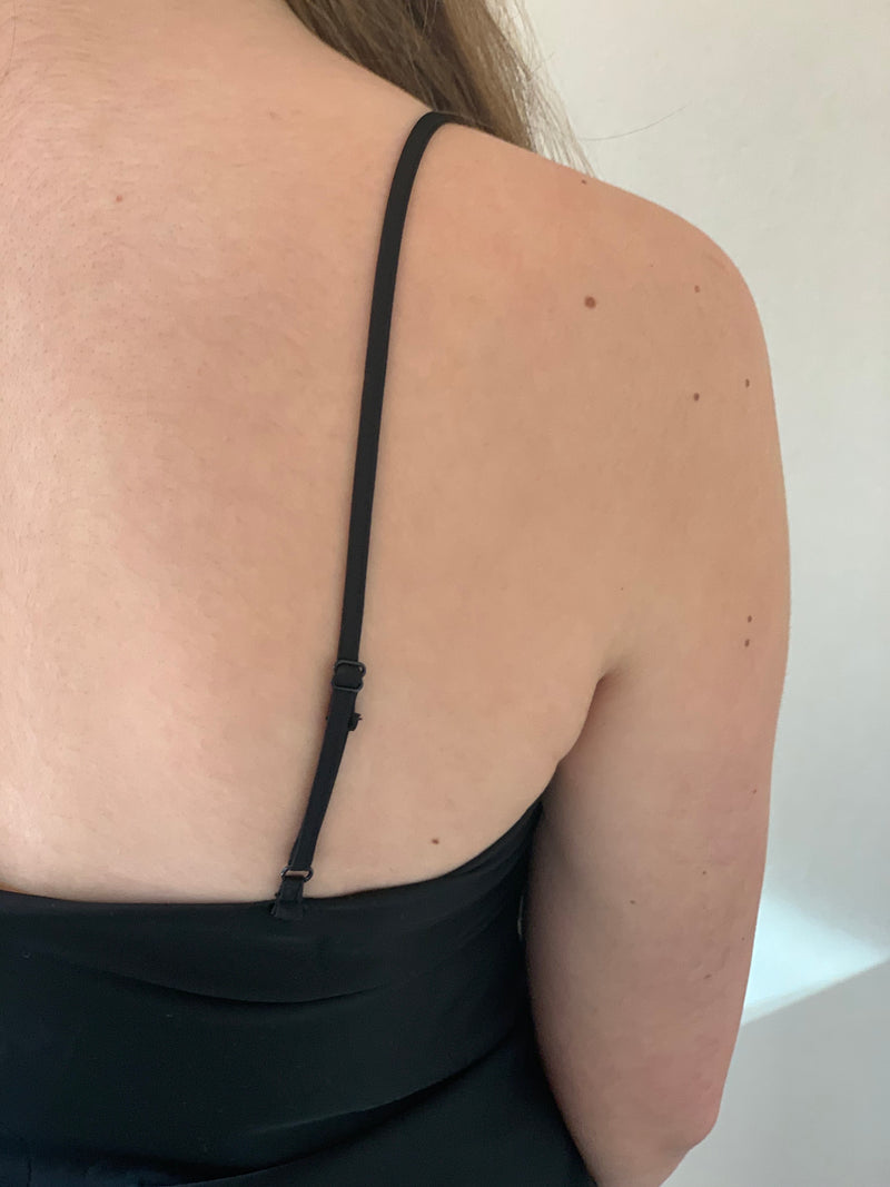 The Michelle Black Tank Bodysuit