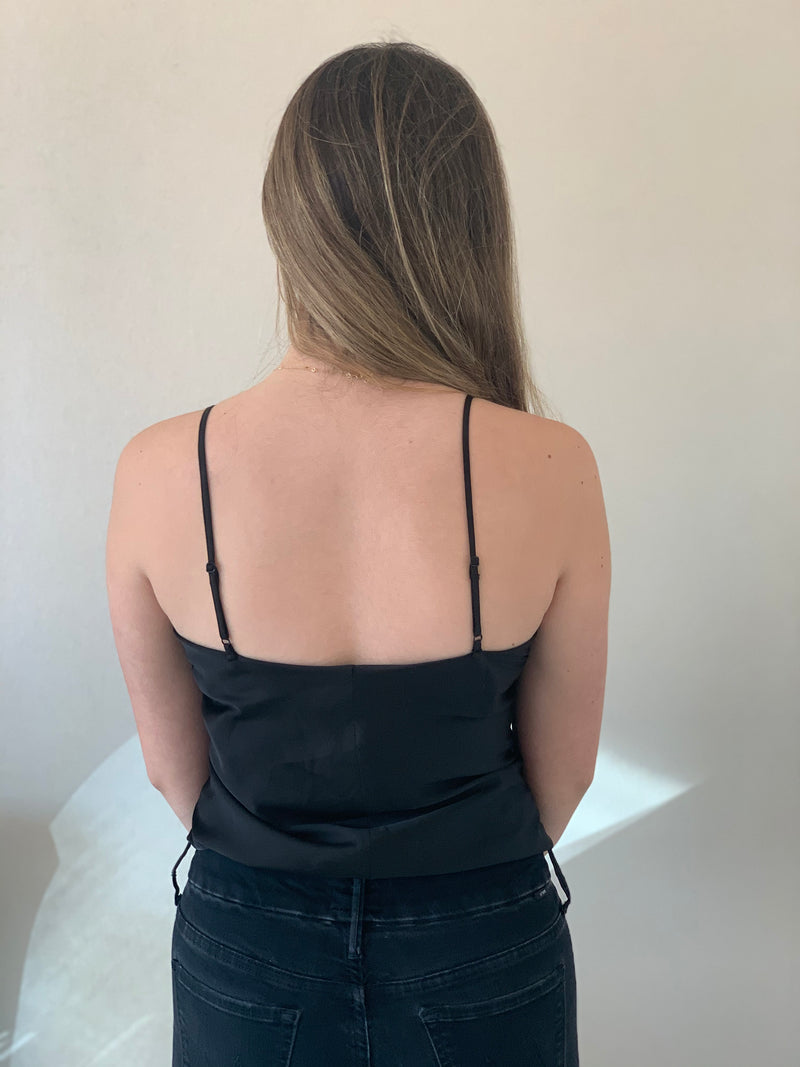 The Michelle Black Tank Bodysuit