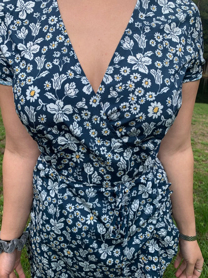 The Megan Floral Wrap Dress