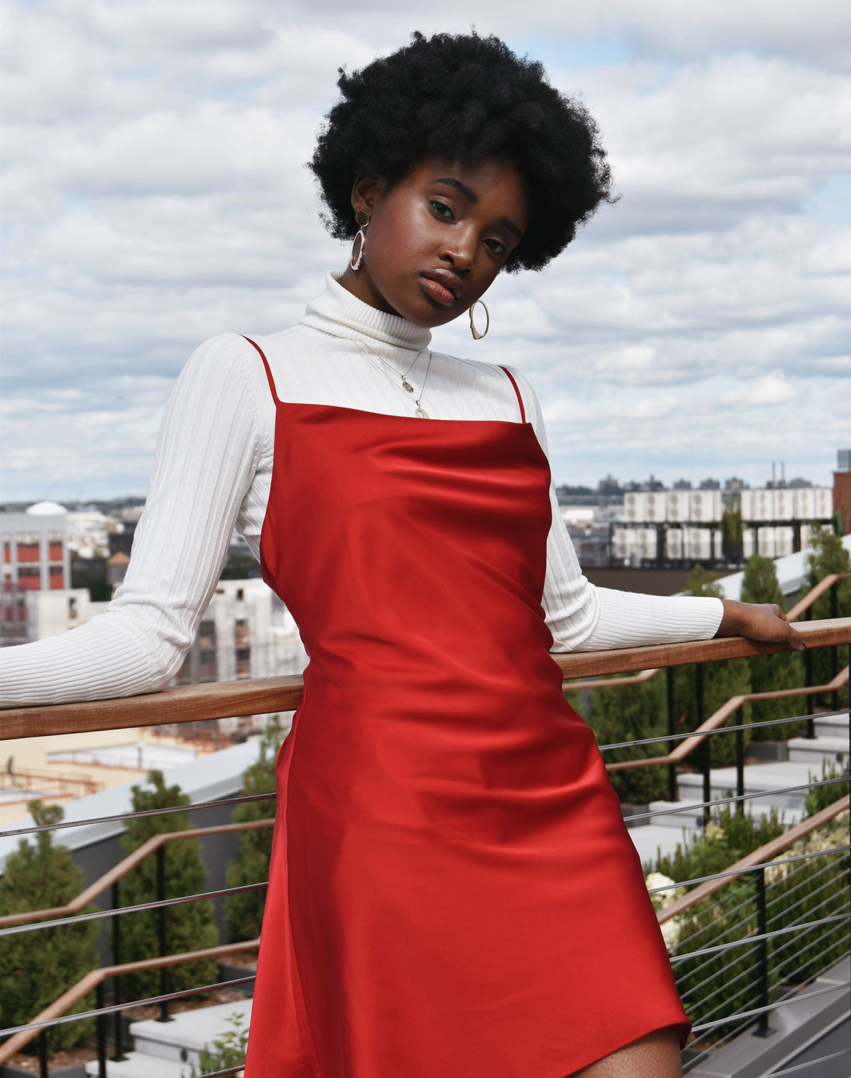 red daisy dress Calandra V Neckline Cutout Maxi Dress